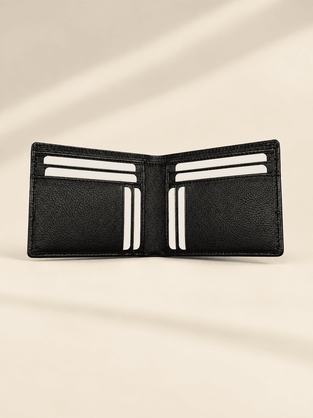 Classic bifold wallet in leather, by IND Leather Co.